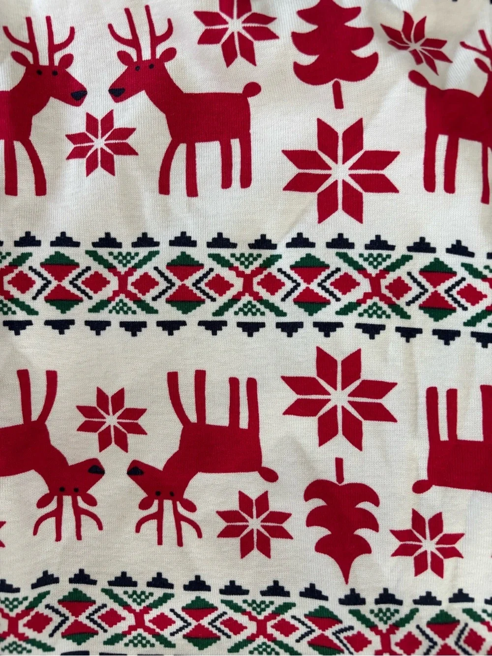 Hanna Andersson Kids Hanna Jams Pajamas Organic Cotton 2PC Deer Print 10